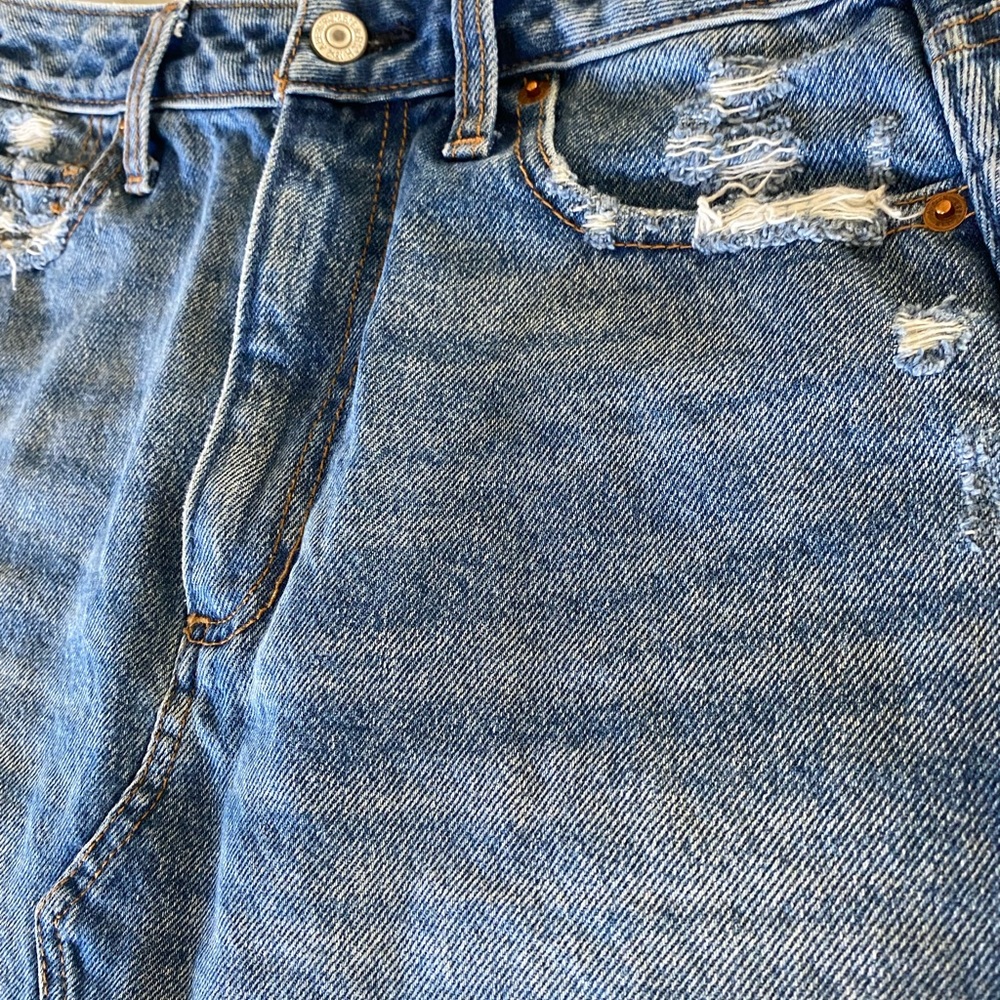 Abercrombie & Fitch Natural Rise Denim Skirt - Picture 4 of 4